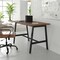 Flash Furniture Redmond 48x24 Conf Tbl w/1in. Thick Dbl Sided Laminate Tbl Top w/PVC and A-Frame Steel Bse, Walnut MT-M4824-WLT-ABF-GG - alternate 9